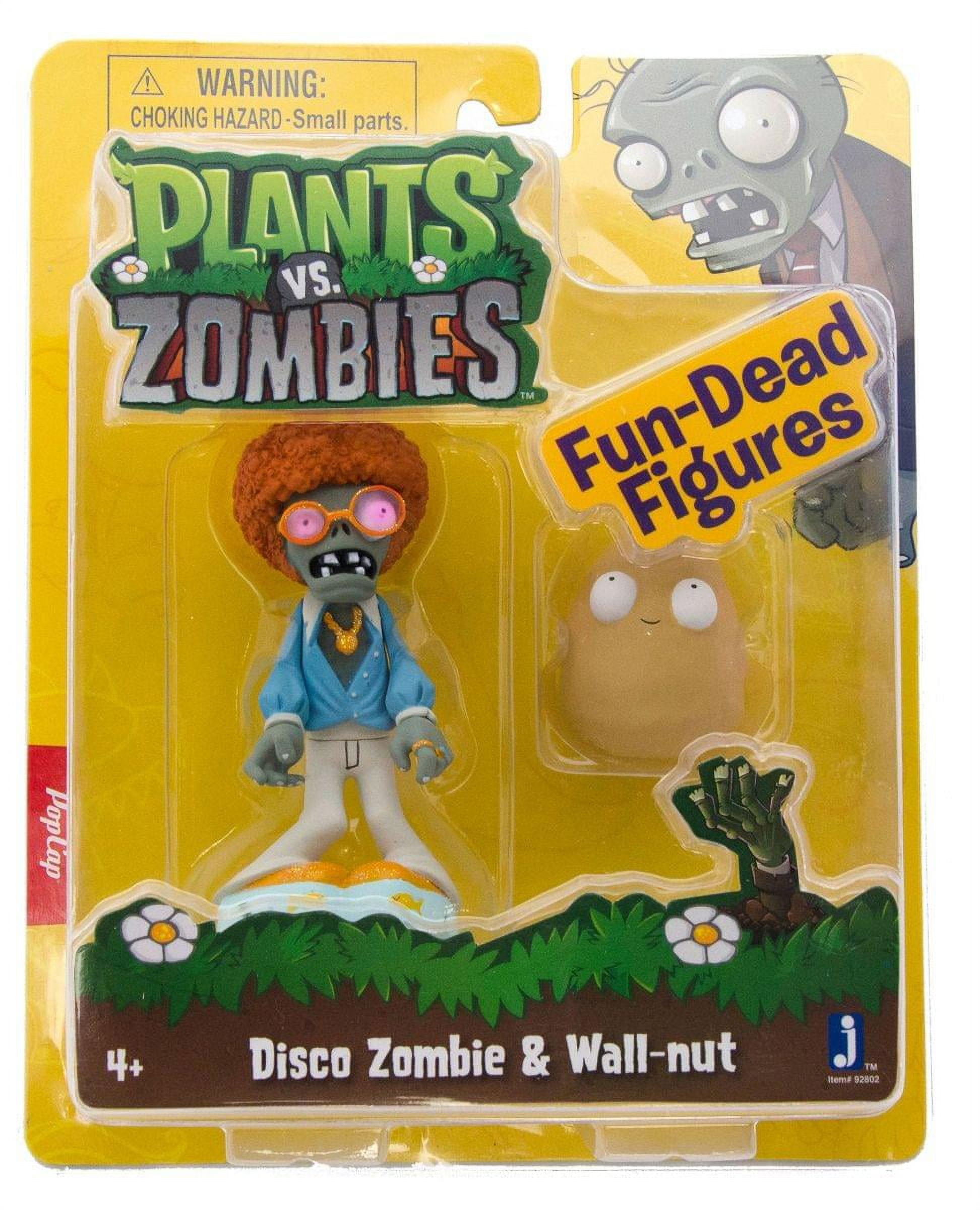 Plants vs. Zombies Fun-Dead Figures Disco Zombie & Wallnut Figure 2-Pack 