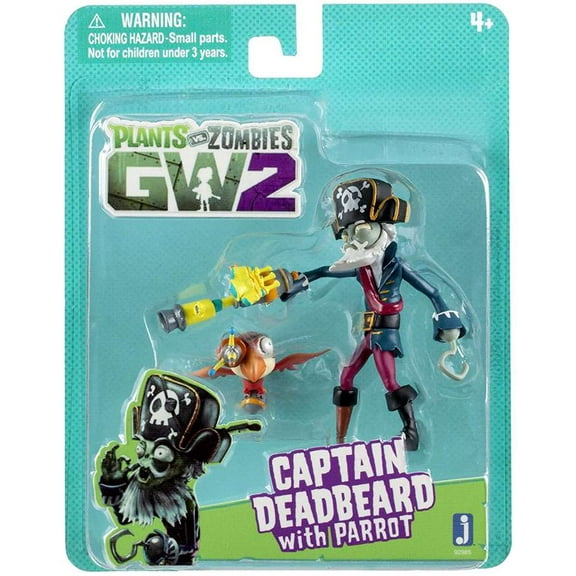 Plants vs. Zombies Garden Warfare 2 Captain Deadbeard with Parrot Figure 2-Pack