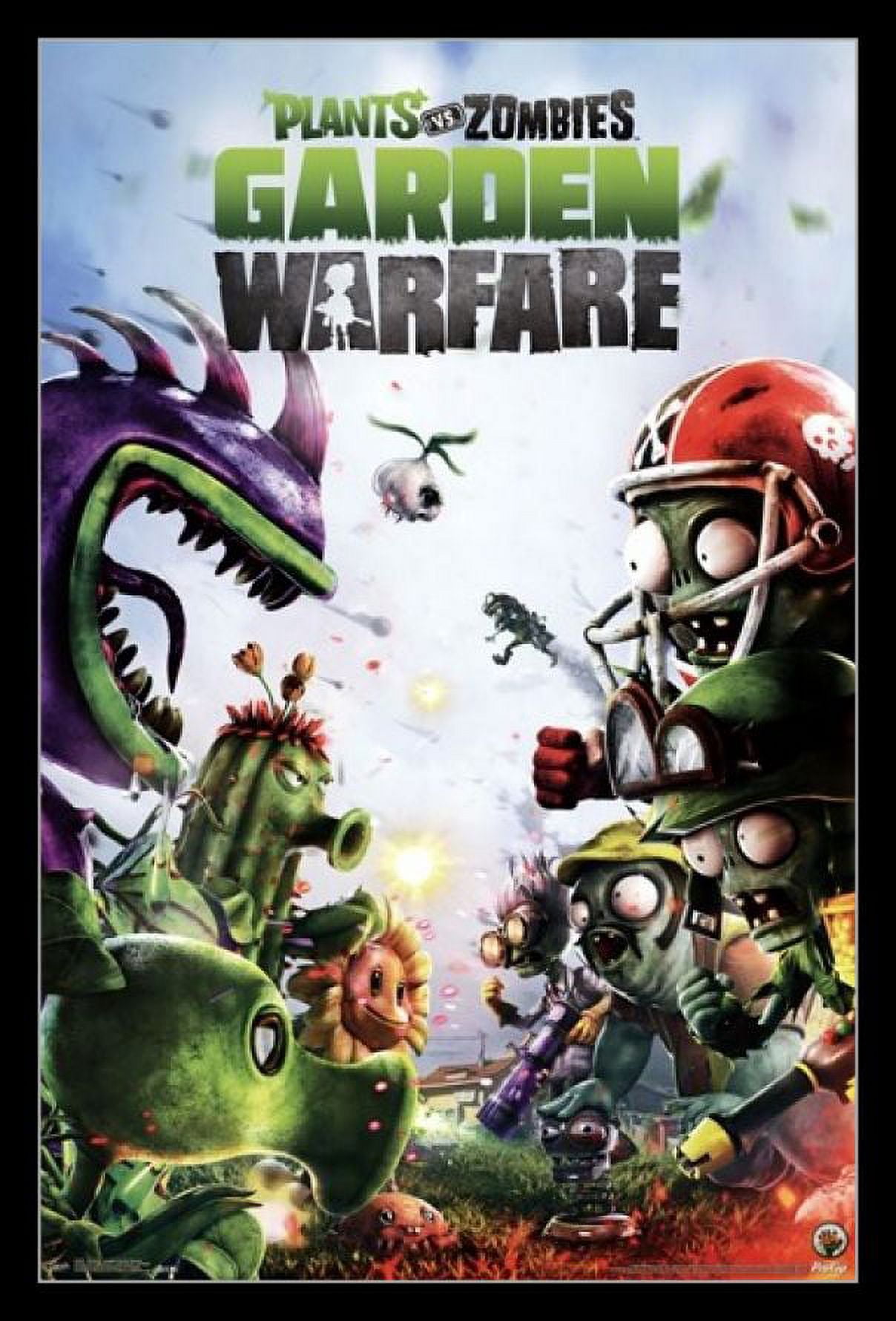 Plants vs Zombies: Garden Warfare Game Fabric Wall Scroll Poster