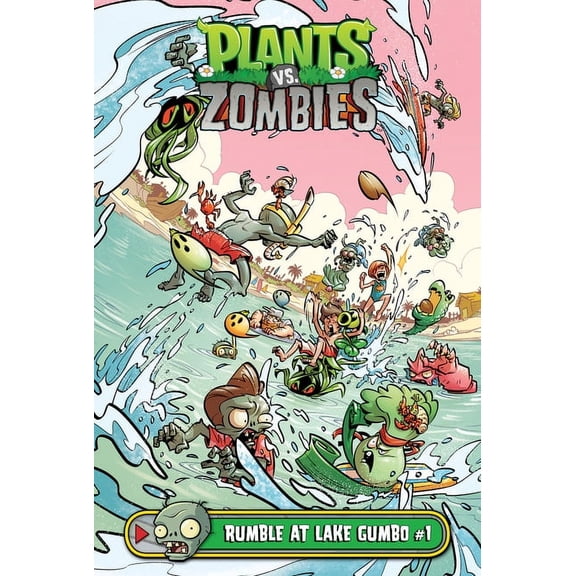 Plants vs. Zombies Set 4 Rumble at Lake Gumbo #1, Book 1, (Hardcover)