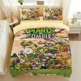 Plants vs. Zombies three-piece set, 2 pillowcases and 1 quilt core