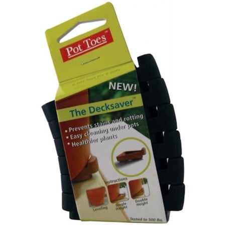 Plantstand 6 Pack Clip Strip Black Pot Toes - Pack of 6
