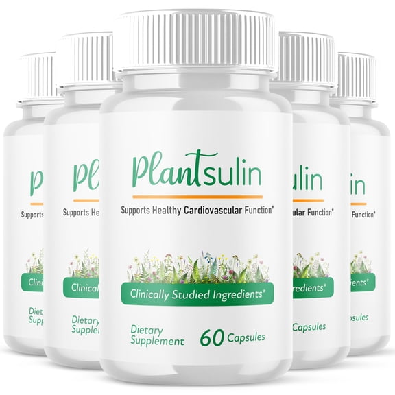 Plantsulin Blood Balance Support Pills Advanced Formula Vitamin Supplement 300 Capsules