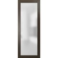 thumbnail image 1 of Planum 2102 Modern Interior Door Slab Chocolate Ash can be used as Barn Sliding Pocket-30" x 96", 1 of 5