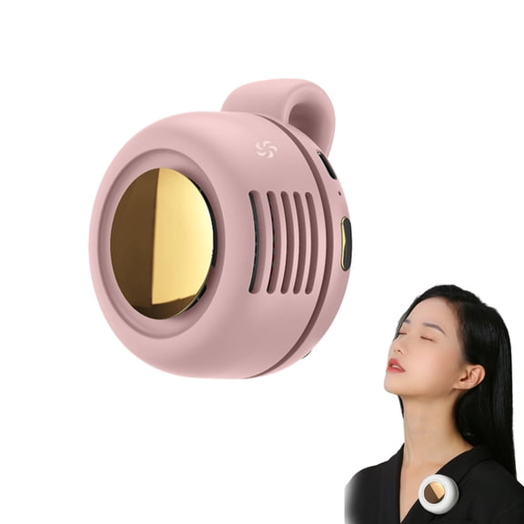 Planvisi Portable Fan,Silent Mini Bladeless Electric Fan,Waist-Mounted Design, 3-Speed Adjustable Wind, Hands-Free Clip-On Design, Rechargeable Wearable Fan For Outdoor Work And Travel