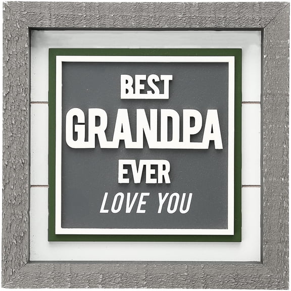 Plaque-Best Grandpa Ever/Love You (8 )