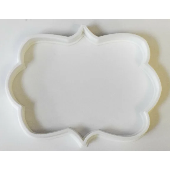 Plaque Frame Fondant Baking Tool Special Occasion Cake Cookie Cutter Usa Pr276