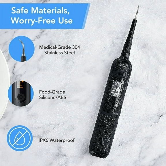 Plaque Remover for Teeth, Sonic Tooth Scraper With 5 Adjustable Modes, Powered by USB, Electric Dental Calculus Remover Teeth Cleaning Tools for Dental Calculus, Tartar, Tooth Stains