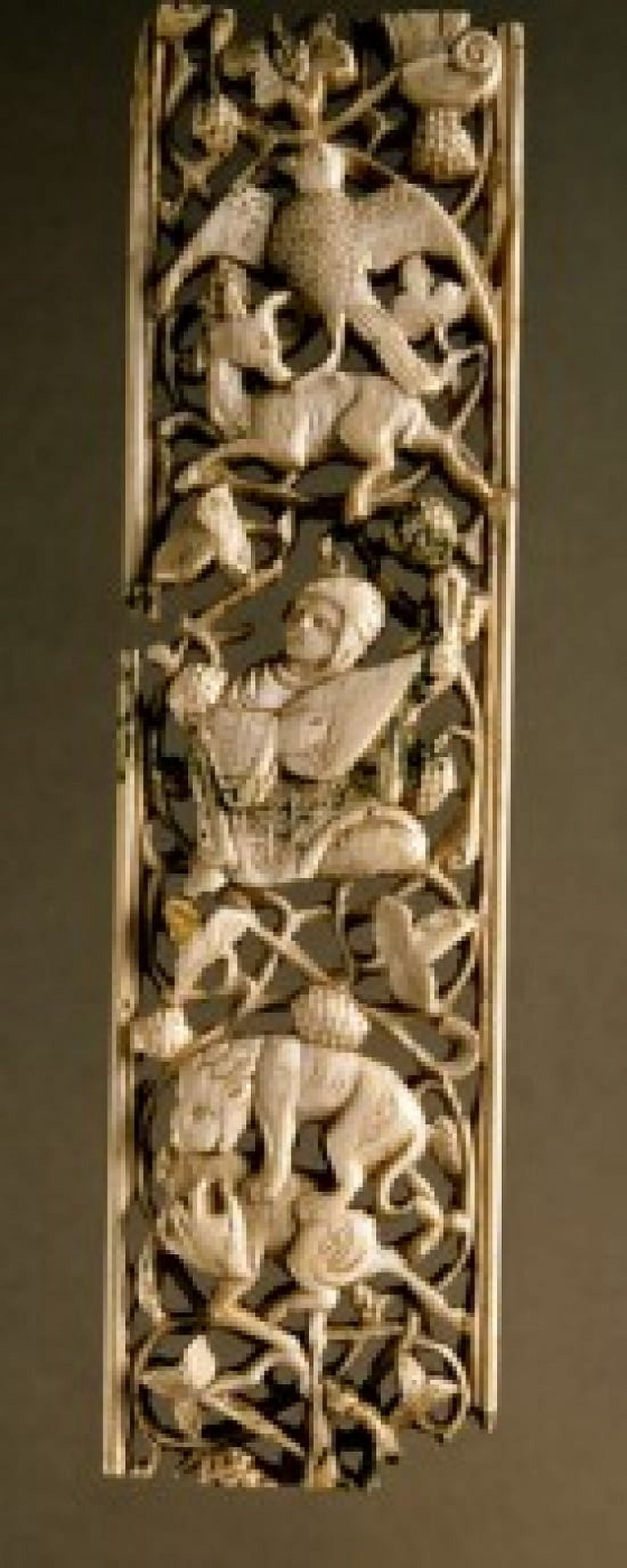 Plaque of Ivory France Paris Musee du Louvre Canvas Art -  (18 x 24)
