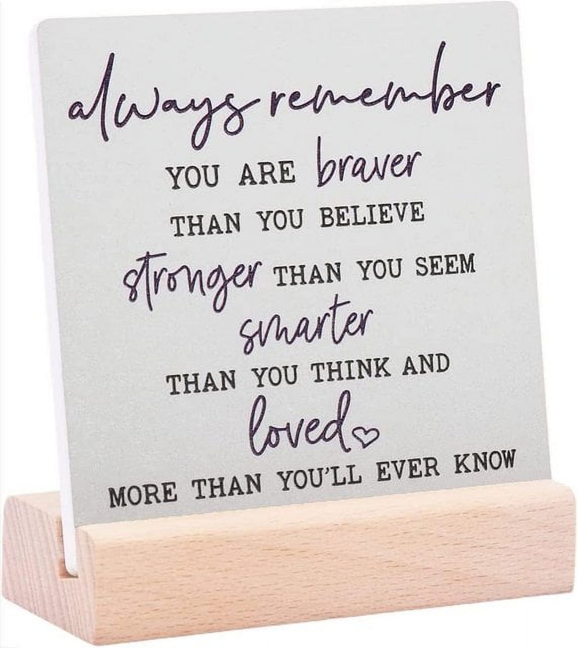 You Are Appreciated Desk Sign – Stainless Steel Motivational Plaque For Office, Coworker, Or Friend - View #8