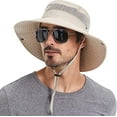 thumbnail image 1 of Plarmod Mens Sun Fashing Hat, 3.5” Wide Brim Cools Super Wide Brim Sun Hat for Fishing, Hiking, 1 of 10
