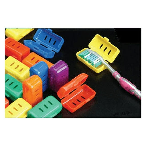 Plasdent 200TBX-A Toothbrush Covers One Size Fits All Back Hinged 144/Pk