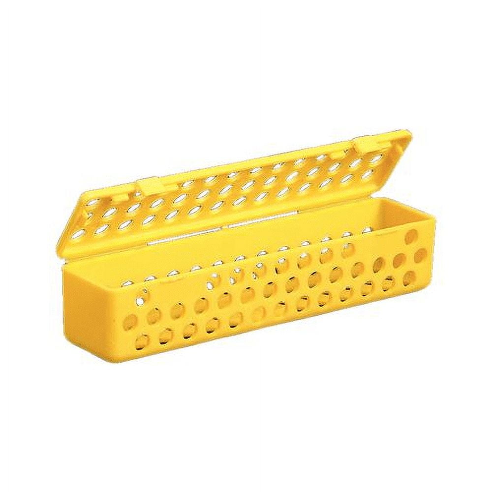 Plasdent 203SC-3 Instrument Steri Container Yellow 8