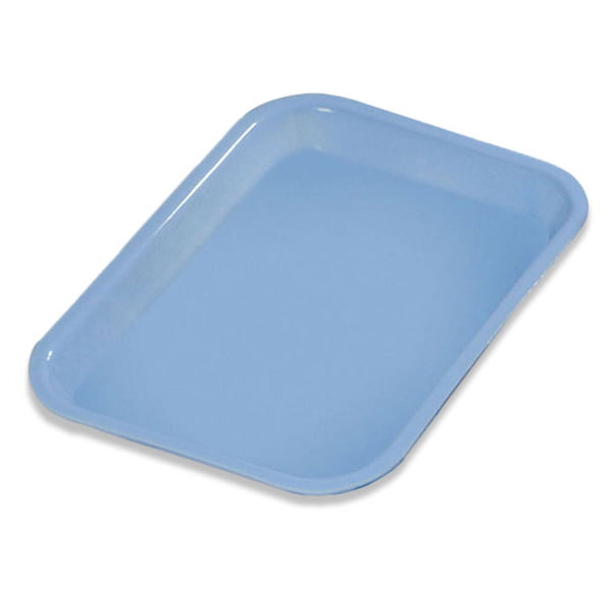 Plasdent 300FMS-2PS Flat Tray Size F Mini Baby Blue 9 5/8 x 6 5/8 x 7/8