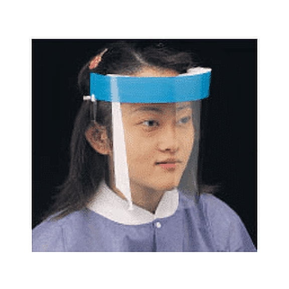 Plasdent 7005 Disposable Face Shields Foam Forehead Standard 13" X 7.5" 24/Bx