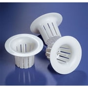 Plasdent 8114-3 Screen-4-Vac Cuspidor Strainers #6100 Large 2 1/2" White 144/Pk