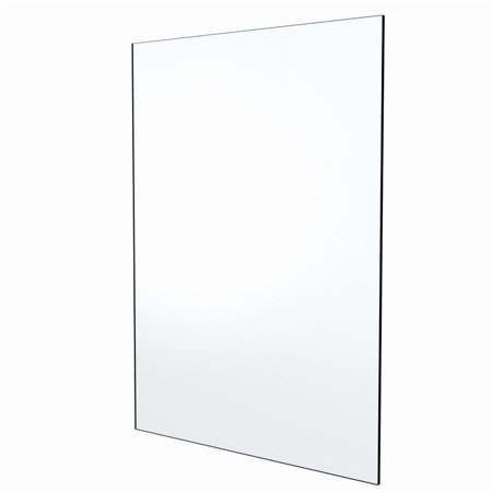 Plaskolite Optix Clear Single Acrylic Sheet 24 in. W X 48 in. L X .100 in.