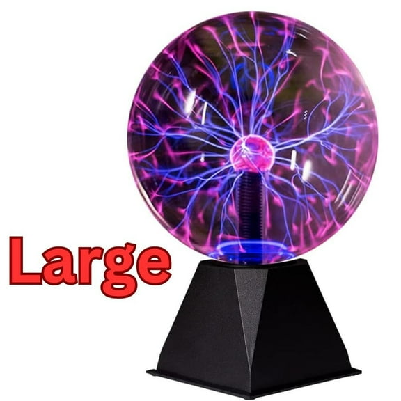 Plasma Ball Lamp Large 8 Inch Light Globe Lightning Sphere Thunder Magic Night