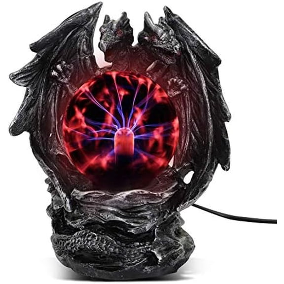 Plasma Ball Lamp Touch Sensitive,Party Magical Electrostatic Red  Crystal Ball for Halloween (Evil Dragon)$$Home Decor, Kitchen, & Other