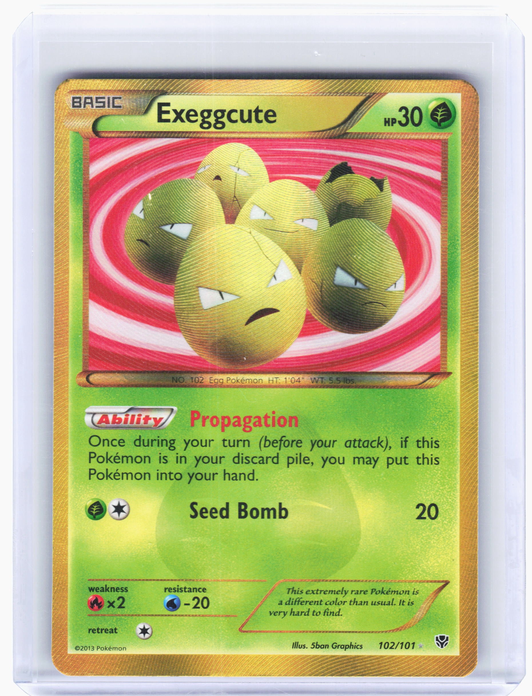 Exeggcute Pokemon Card