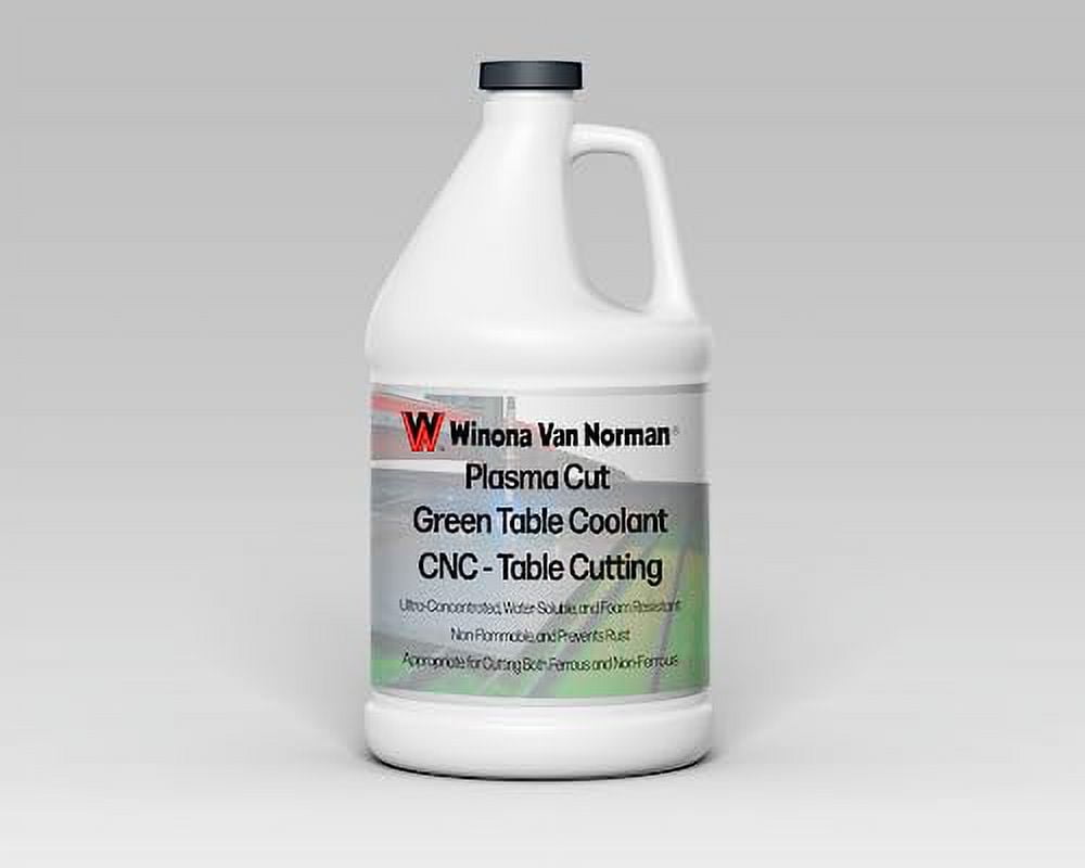 Plasma Cut - Green Coolant - Table and CNC Cutting Coolant (1 Gallon)