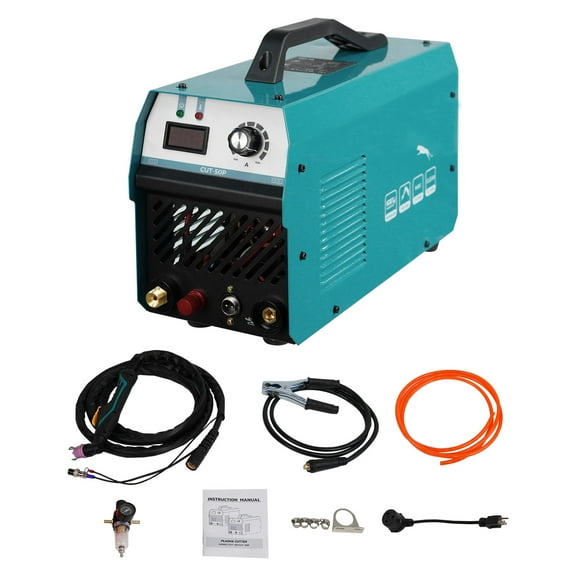 Plasma Cutter Machine, 50Amp 110V/220V Dual Voltage Ac Igbt Inverter Metal Cutting Equipment, Plasma Cutter 1/2 Inch Clean Cut