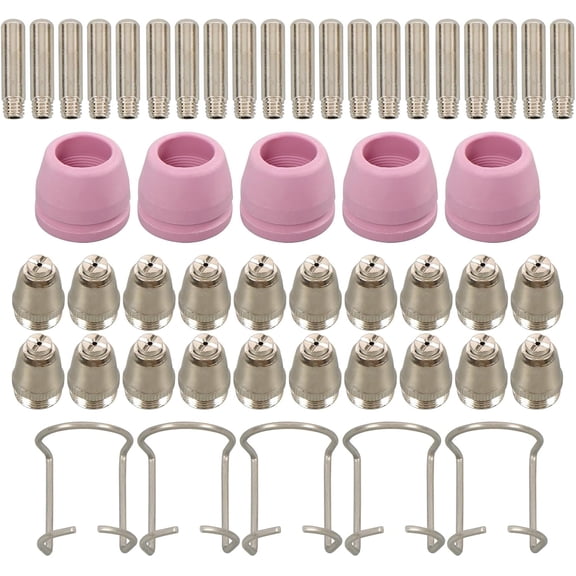 Plasma Cutting Equipment SG-55 AG-60 WSD-60 | Plasma Cutter Torch Consumables Kit 50Pcs