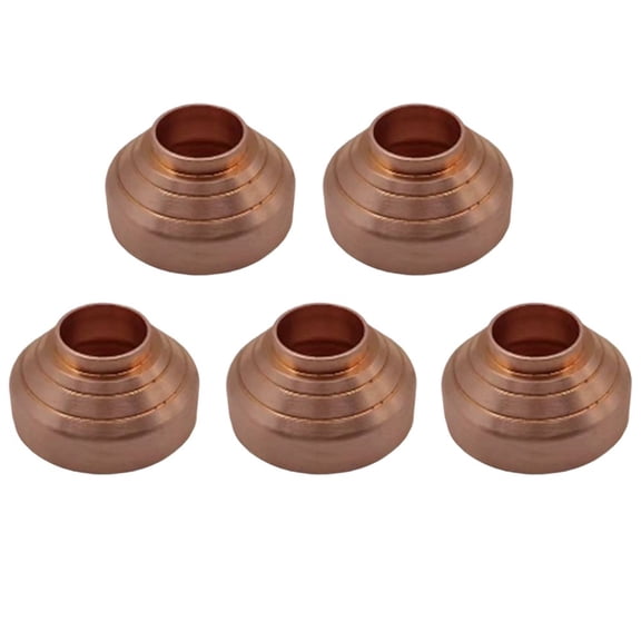 Plasma Cutting Nozzles 420115 Consumables For Hypertherm PMX30XP, High-Temp Copper Shield Deflector For Metal Fabrication, Wear Resistant(5pk)