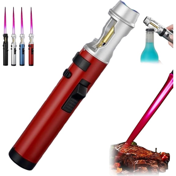 Plasma Electric Lighter – Windproof Lightsaber Torch Lighter, Adjustable Flame, 360° Ignition, Refillable & Reusable for Camping, Kitchen, Outdoor Use