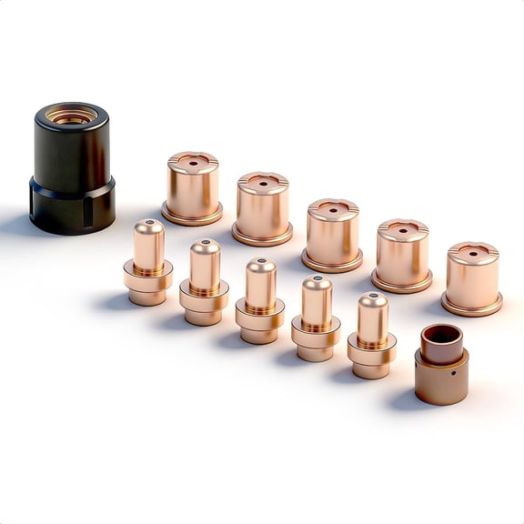 Plasma Electrode Tips Kit Compatible for Eastwood Versa-Cut 40 Cutter Torch 40Amps Trafimet CB50 Plasma Torch