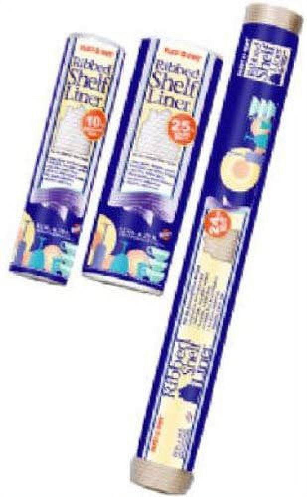 Plast-O-Mat Ribbed Nonadhesive Shelf Liner, Bisque