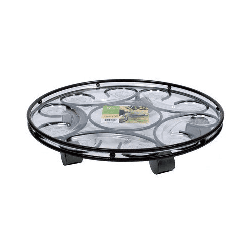 Plastec Deluxe Saucer Caddy, Rust, 17in