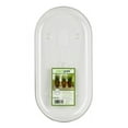 thumbnail image 1 of Plastec Plant Pak Oval Plastic Saucer, Clear, 12in L x 6in W, 1 of 4