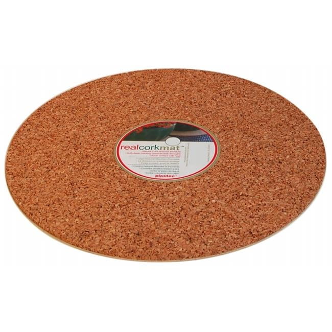 Plastec Products ECR12 12'' Plastec Eco Real Cork Mat