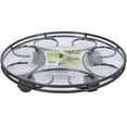 thumbnail image 1 of Plastec Saucer Caddy Deluxe with Casters, Slate Finish, 14", 1 of 6