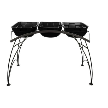 Plastec Urban Garden Table, Graphite Finish