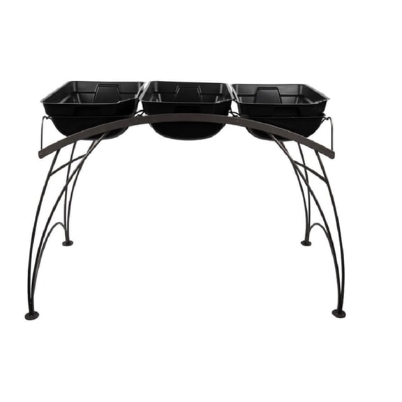 Plastec Urban Garden Table, Graphite Finish
