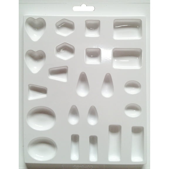 Plaster Casting Mold 8"X9.5"-Jewels - 22 Cavity, Pk 3, Yaley