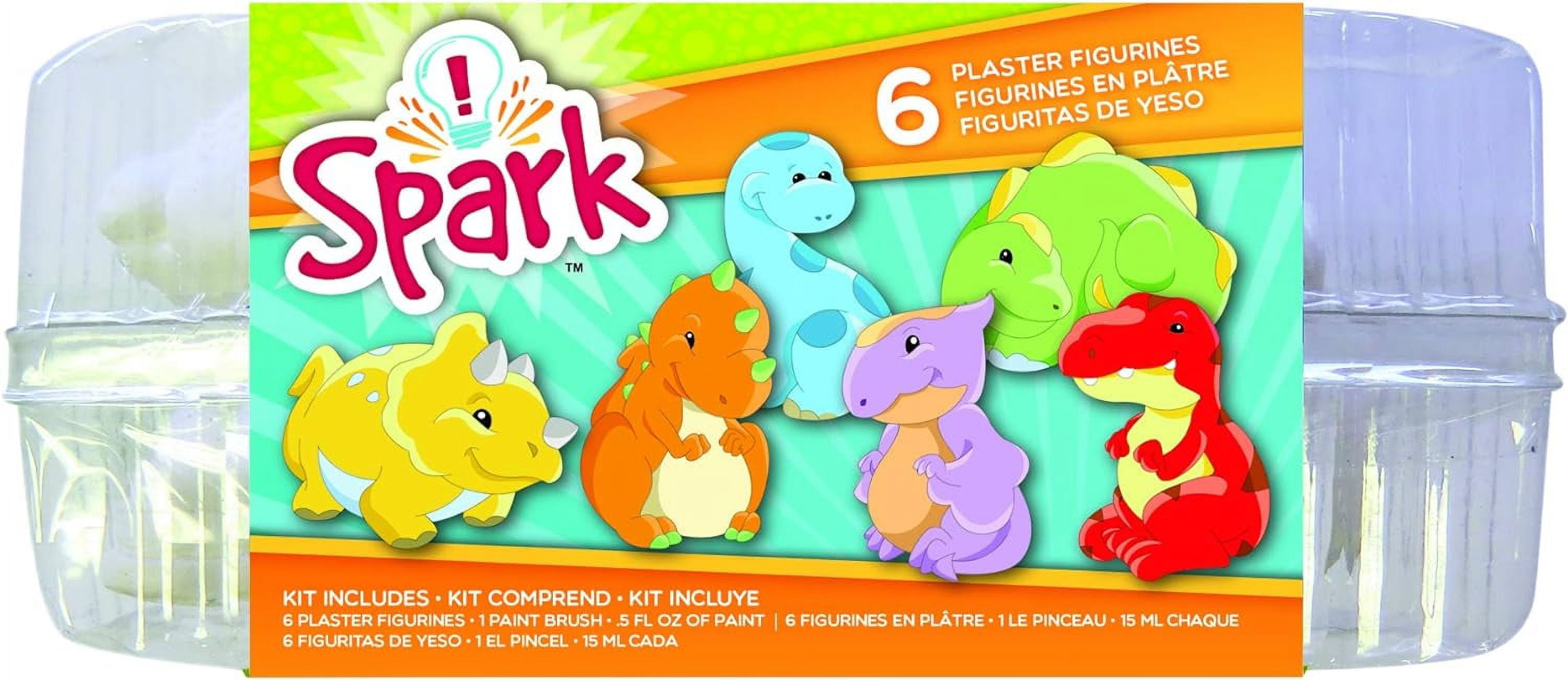 Plaster Value Pack 6Pc Dinosaurs, Paint Your Own