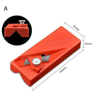 Plasterboard Cutter Carpentry 45 Degree Angle Quick Edge Trimming Chamferer,A