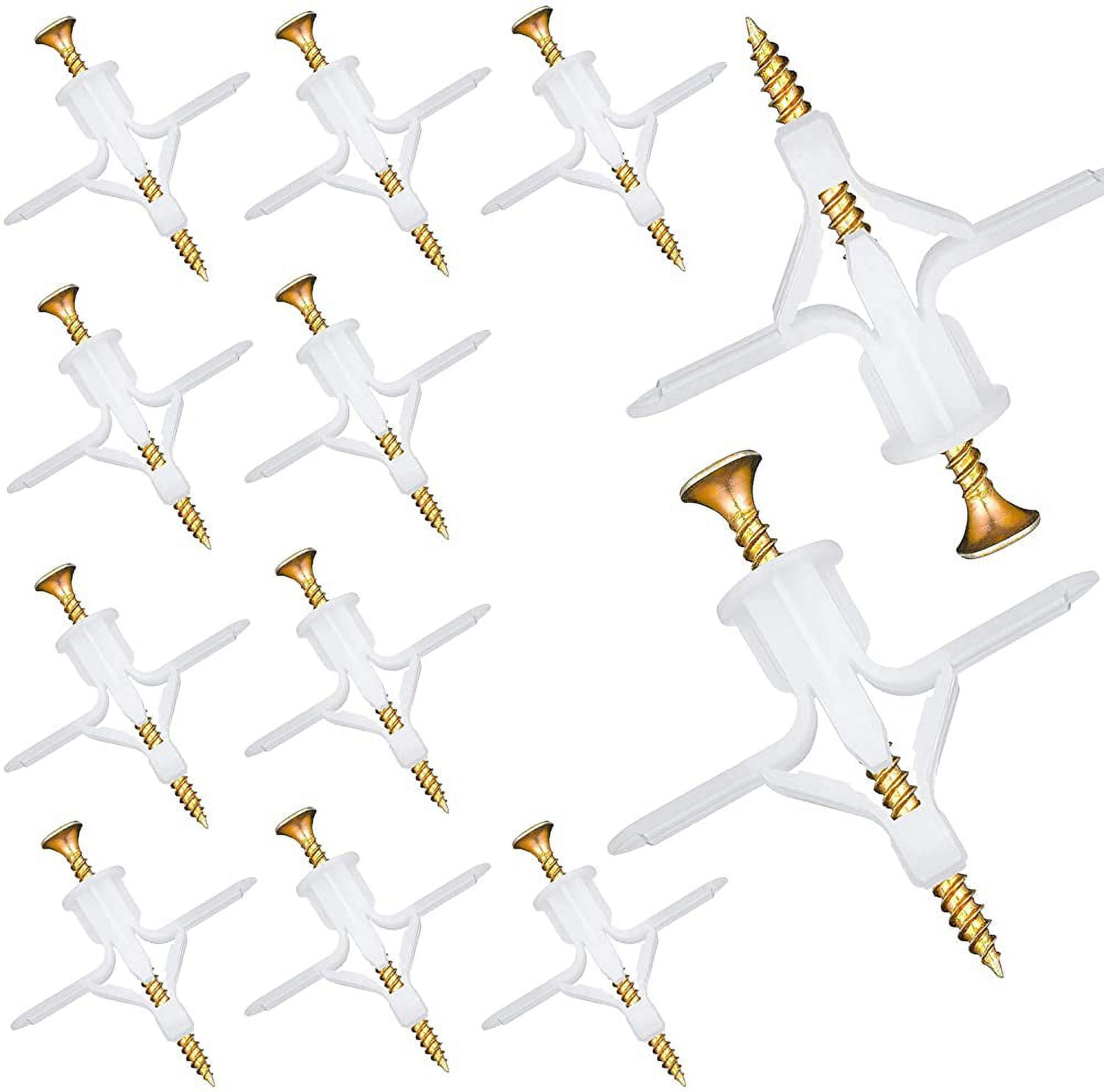 Plasterboard Wall,Plugs and Screws/Wall Fixing Plastic Expansion/Plug Anchor Bolts Anti Rotate