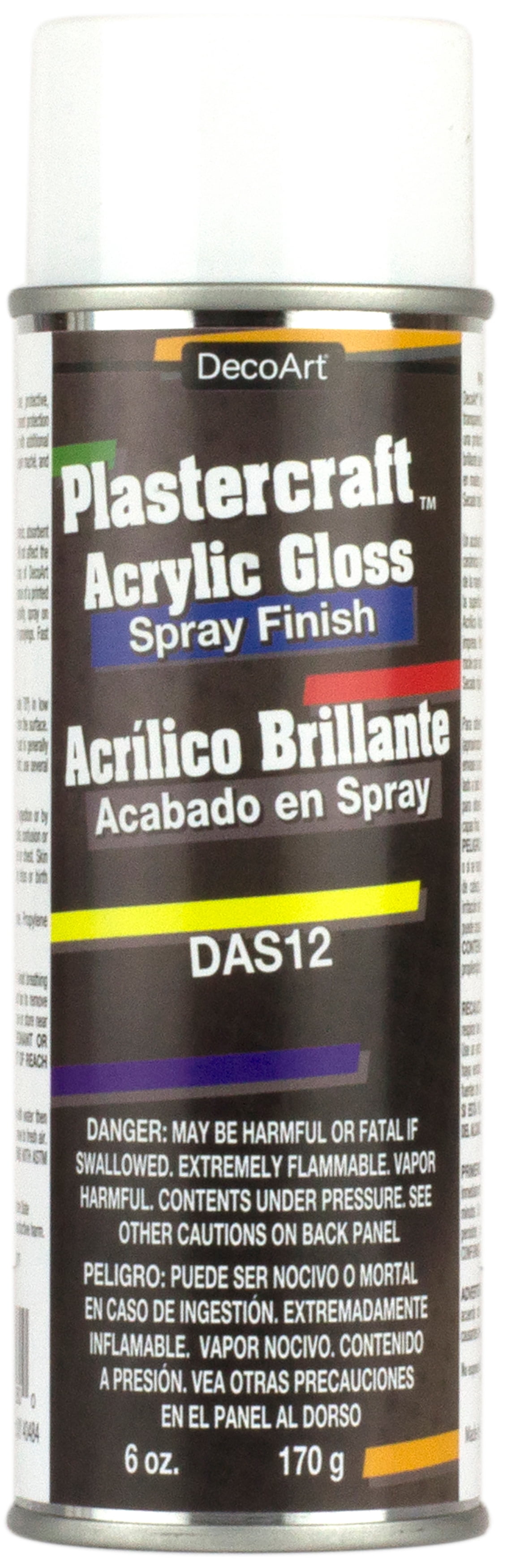 Plastercraft Acrylic Sealer/Finish Aerosol Spray 6oz-Gloss - Walmart.com