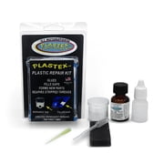 Plastex Plastic Repair Kits, Plastic Adhesive - Small Emergency Travel Kit - Clear #1803