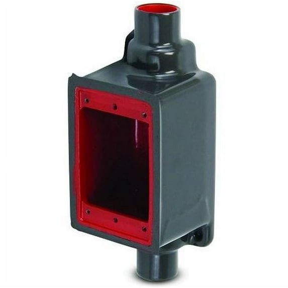 Plasti-Bond PRFDC2 3/4", 1-Gang, PVC Coated Through Feed Deep Box
