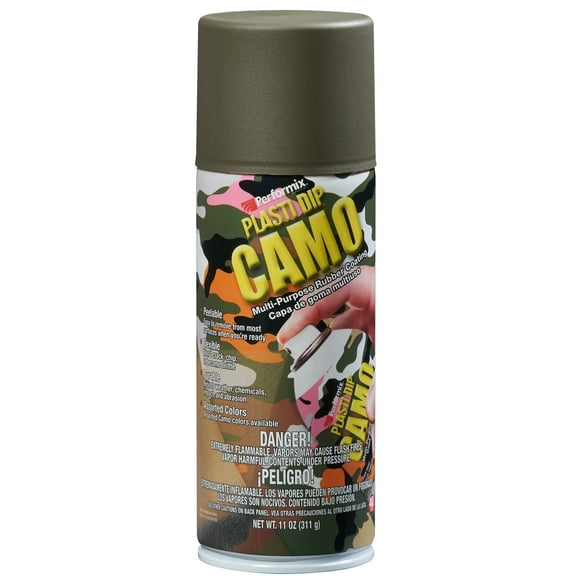 Plasti Dip Camo Rubber Spray Paint Coating Matte Green, 11oz