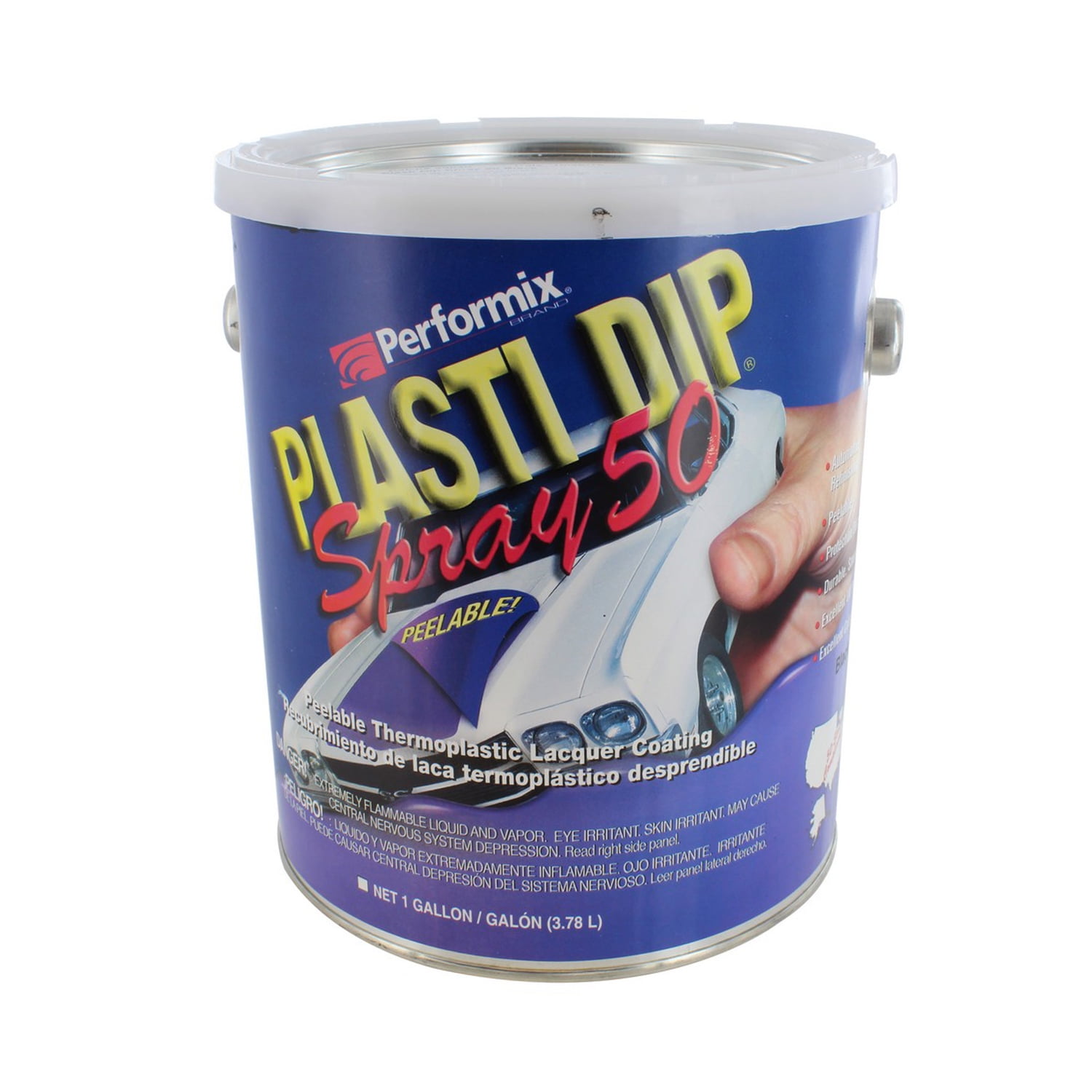 Plasti Dip Flat/Matte White Rubber Coating 1 gallon gal.