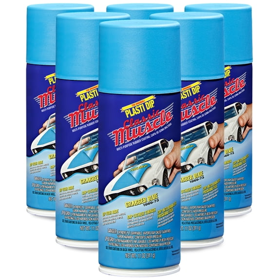 Plasti Dip Flexible, Protective Rubber Coating Classic Muscle, Grabber Blue, 11oz Spray