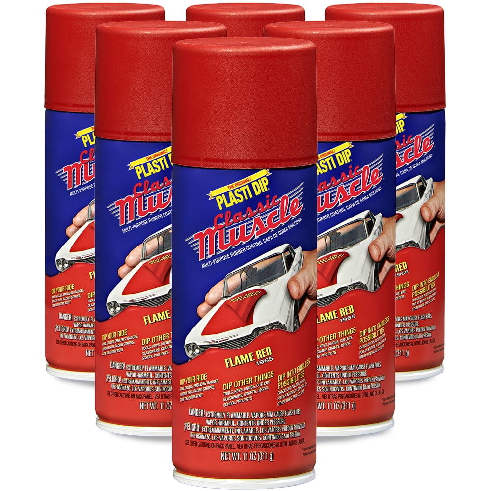Spray de caucho líquido rojo Plasti Dip® 325ml Resistencia a los rayos UV y  a la