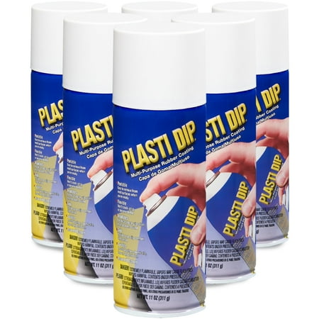 Plasti Dip Spray, Multi-Purpose Rubber Coating (Multiple Colors Avaialbe), 11oz White, 11207-6