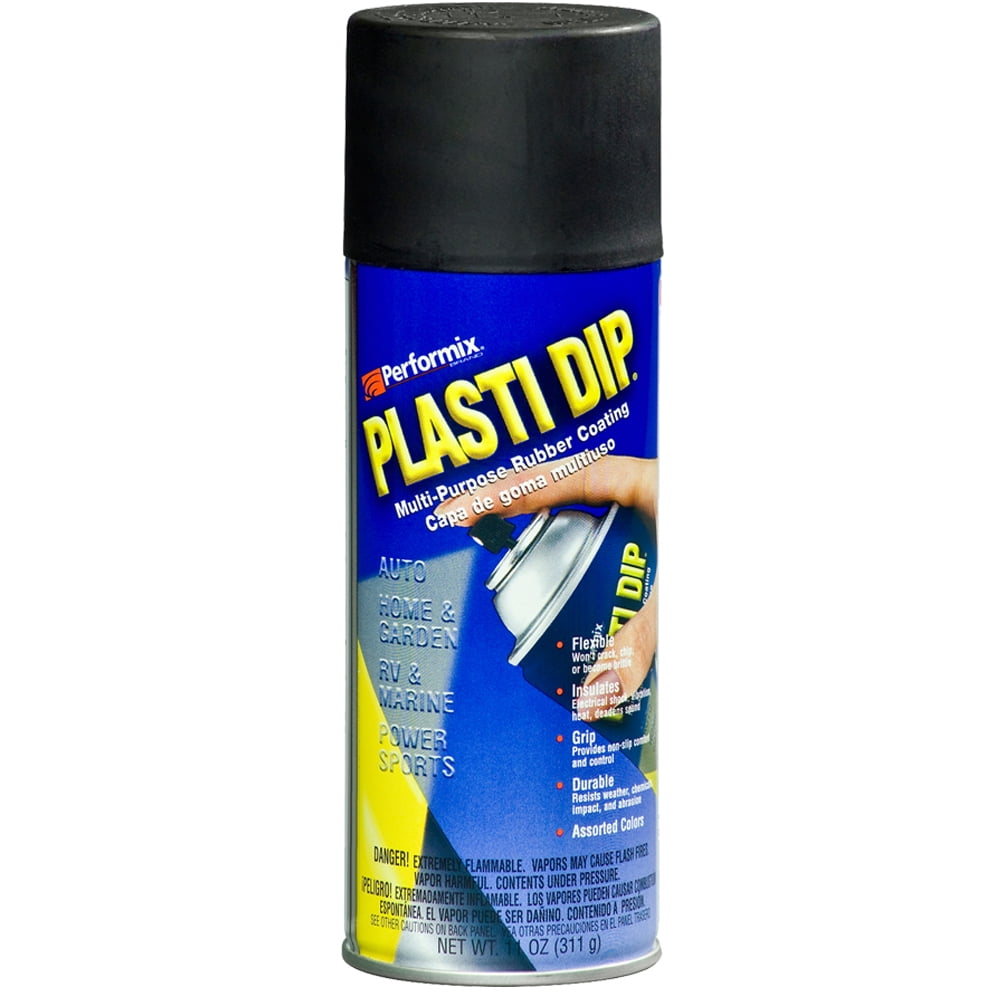 Plasti Dip Rubberized Matte Black Spray, 11oz 